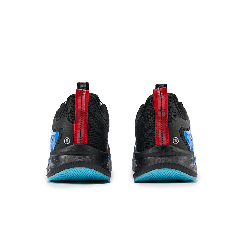 Кроссовки для бега X FLOW 8.0 с низким верхом, устойчивые к истиранию, дышащие и нескользящие, детские XTEP, черный/синий — фото 3