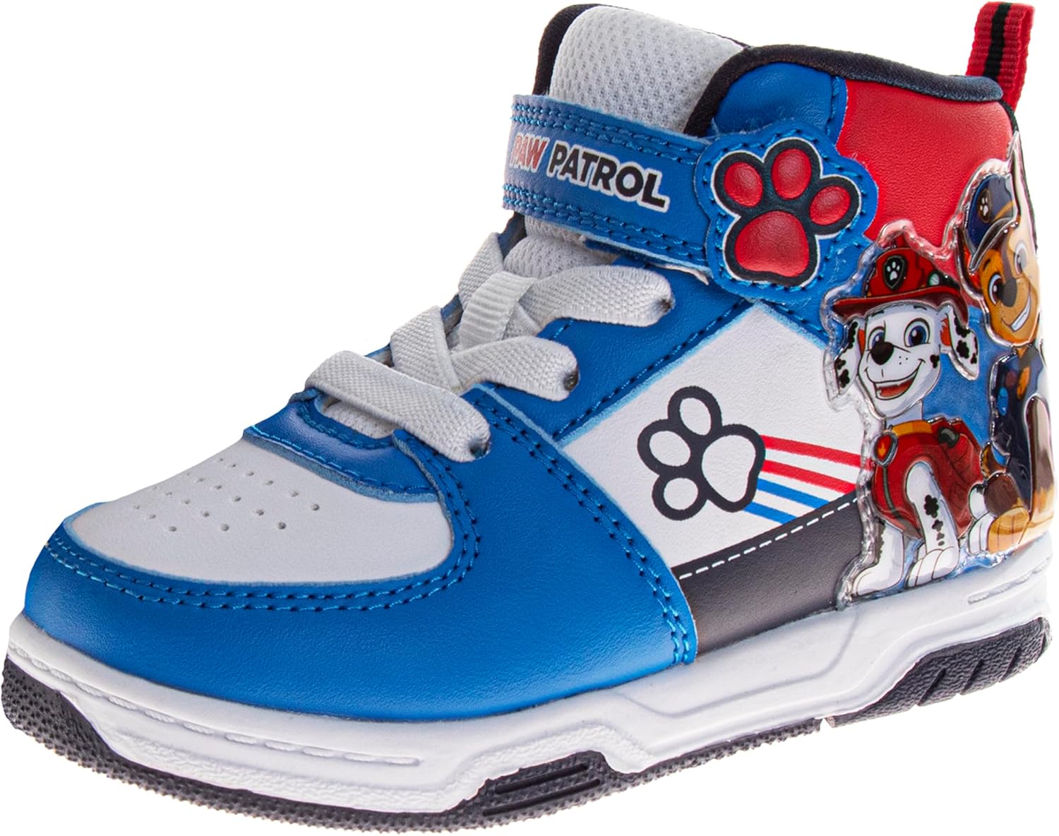 

Детские кроссовки Character Boys с высоким верхом Cars, Monster Jam, Paw Patrol, Spider-Man, Sonic, повседневные спортивные с застежкой для малышей, размер 6-10, 11-12 для маленьких детей Josmo, голубой