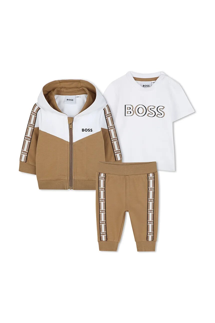 

Детский спортивный костюм Boss, коричневый