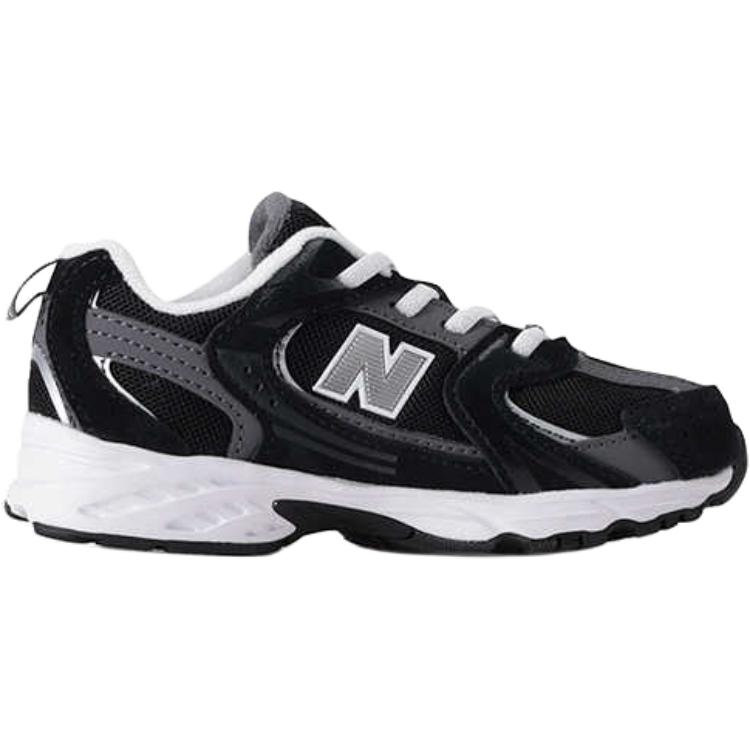 Низкие износостойкие детские кроссовки NB 530 для младенцев и малышей New Balance, черный — фото 2