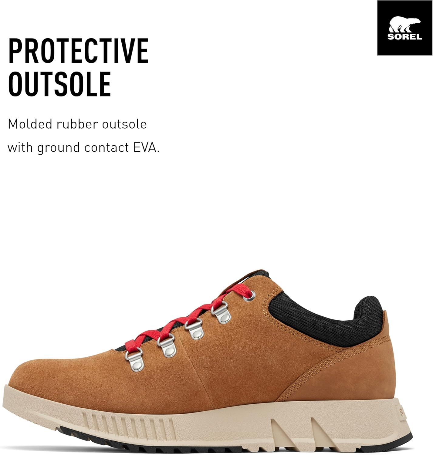 Мужские водонепроницаемые кроссовки SOREL Mac Hill Lite Hiker Low, черный — фото 3