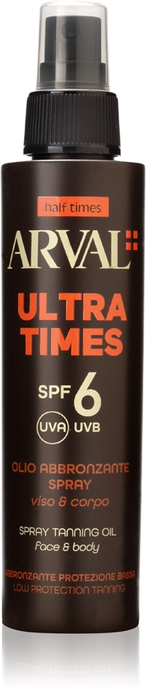 

Солнцезащитное масло Half times ultra times spf 6 для лица и тела Arval, 125 мл
