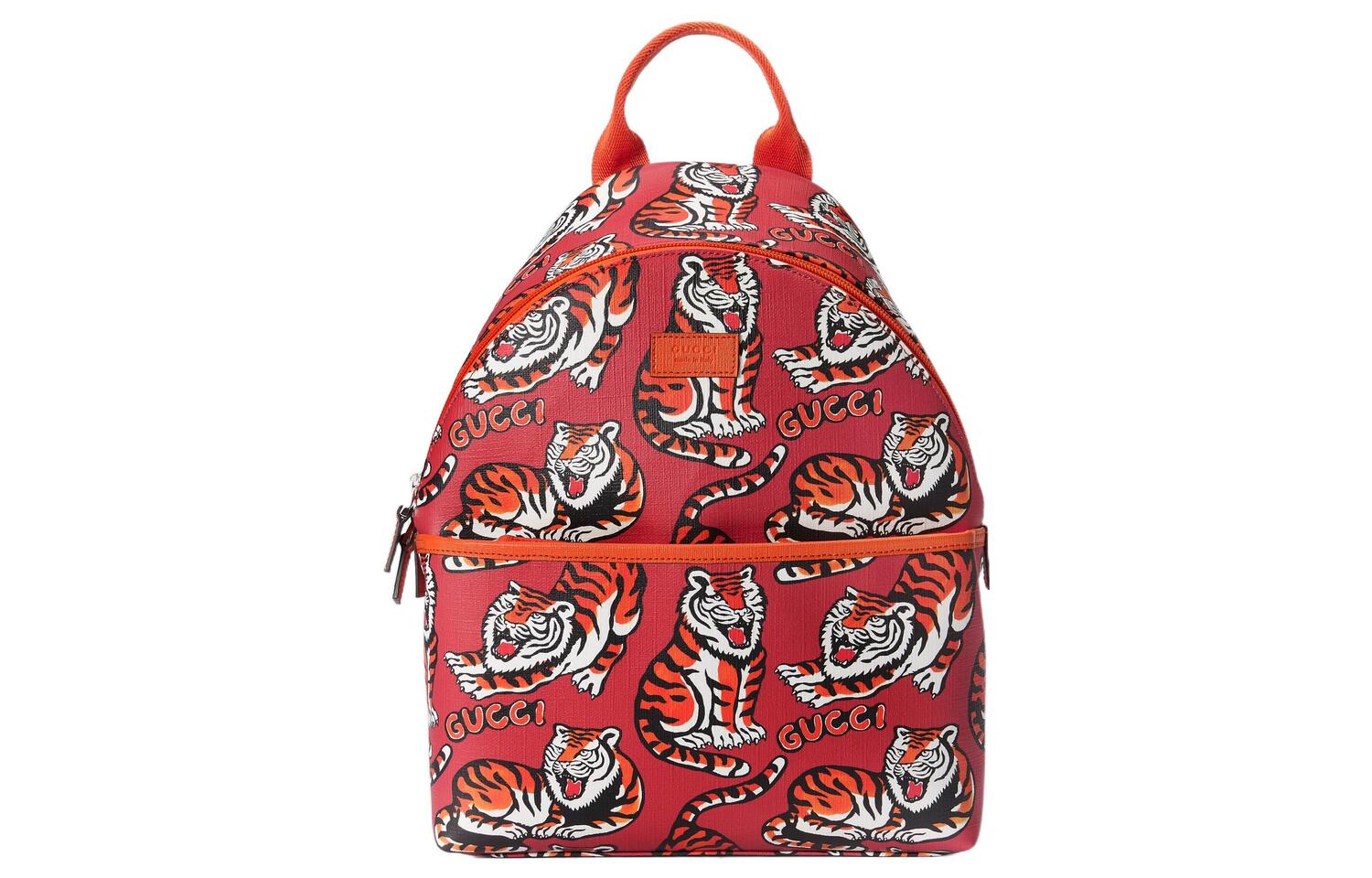 

GUCCI Детский рюкзак из холста красный