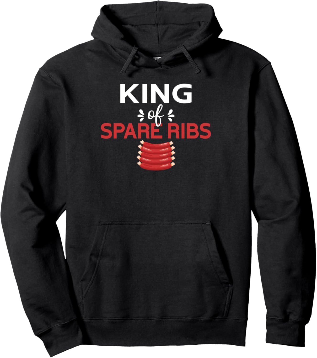

Худи King of Spare Rib BBQ, черная, размер S Meat Gifts