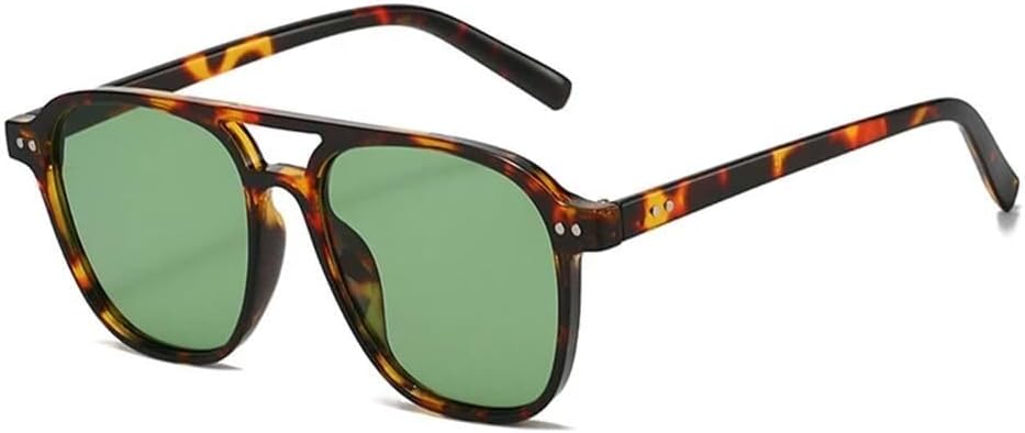 

Женские солнцезащитные очки с двойной перемычкой, прозрачные линзы Ocean, мужские очки с заклепками, защита от УФ-излучения UV400, для занятий спортом на открытом воздухе, бега и езды на велосипеде Generic, 07