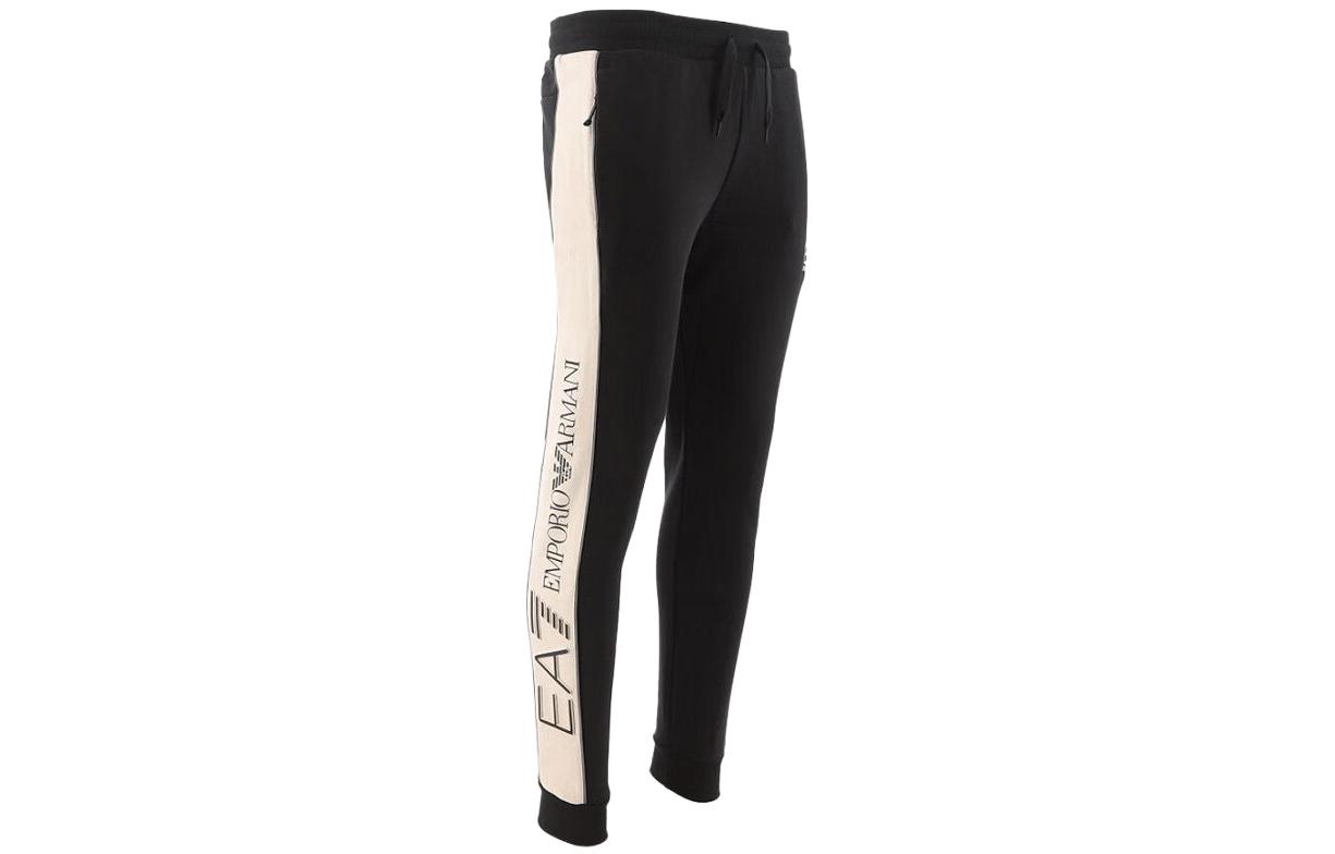 

EA7 Вязаные спортивные брюки мужские черные EMPORIO ARMANI