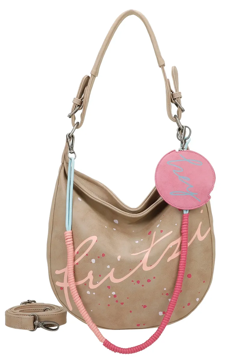 

Сумка через плечо Fritzi from Prussia "Fritzi Hobo Limited Sprinkle" с двухцветным принтом Fritzi Aus Preußen, коричневый