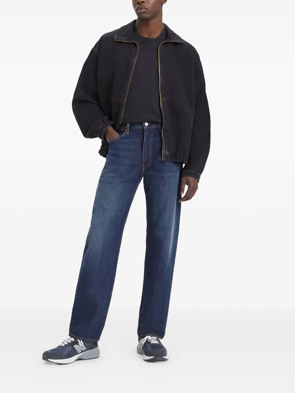 Джинсы свободного прямого кроя 555 Levi's, синий — фото 2