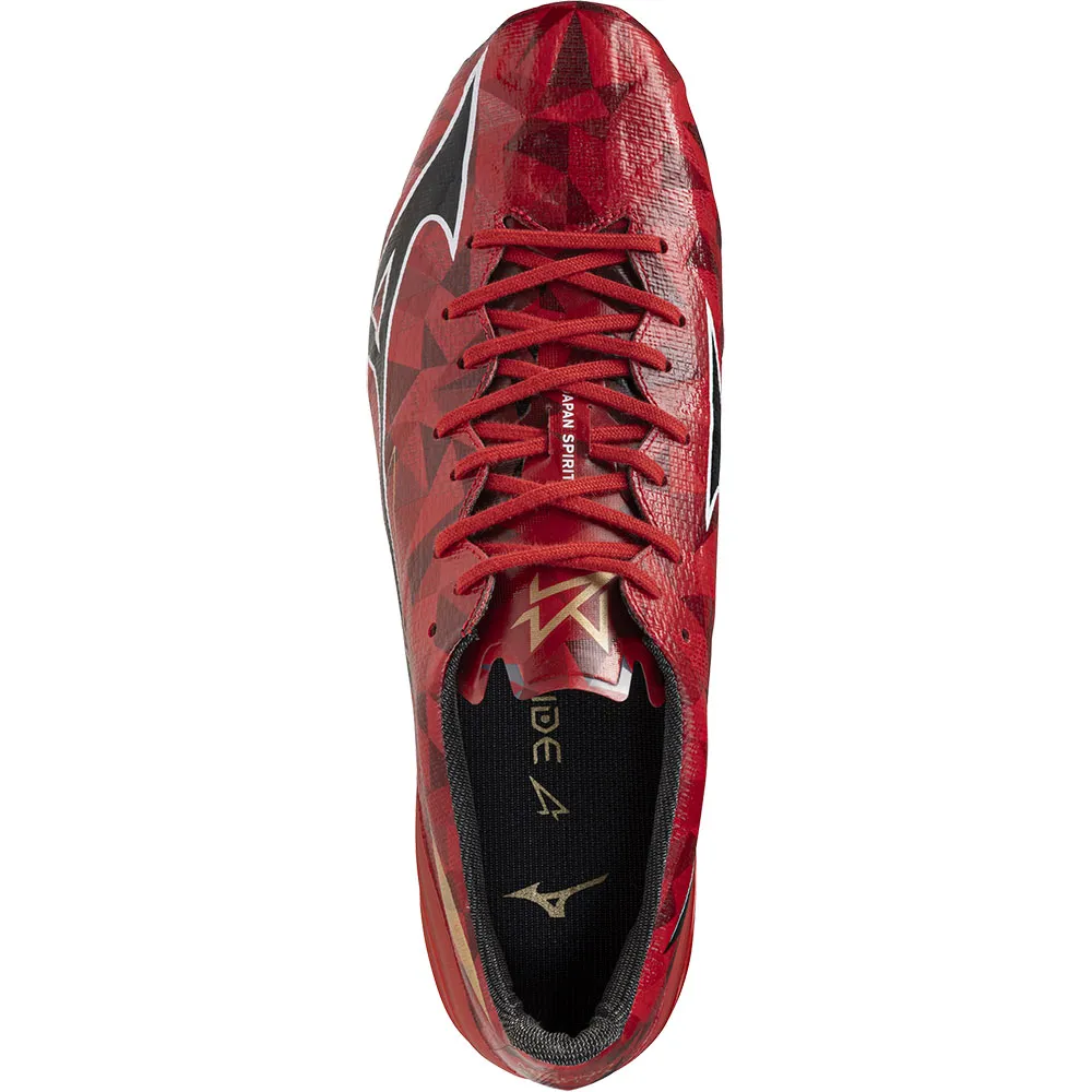 Футбольные бутсы Mizuno Alpha II Japan FG, красный — фото 4