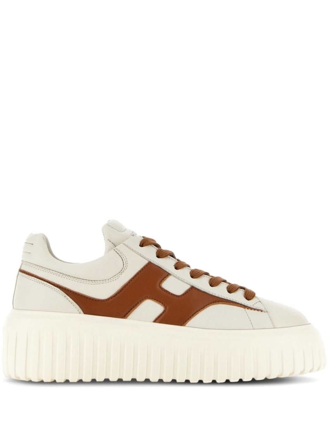

Hogan кроссовки H-Stripes на платформе, нейтральный цвет