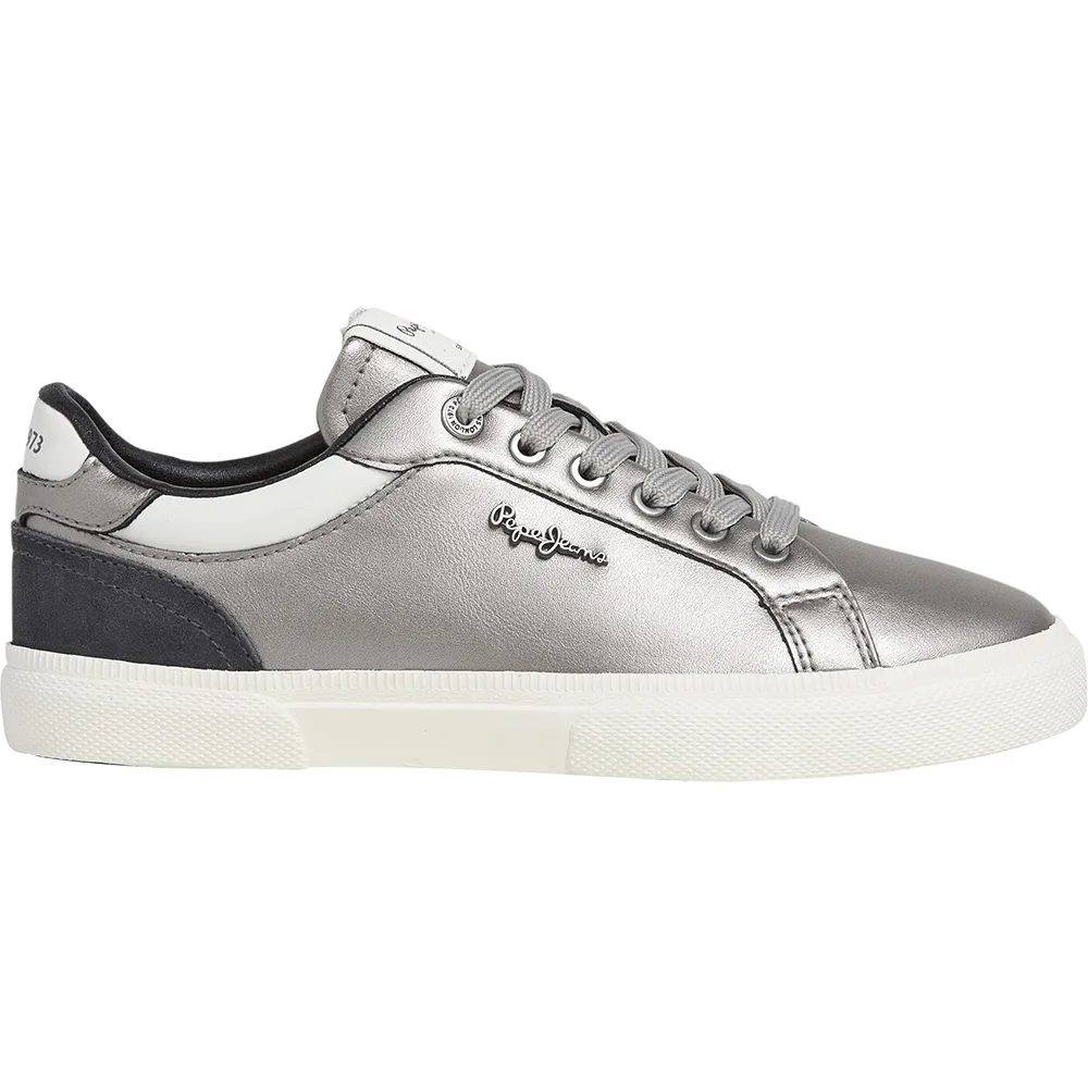 Кроссовки Pepe Jeans Kenton Glam, серебряный