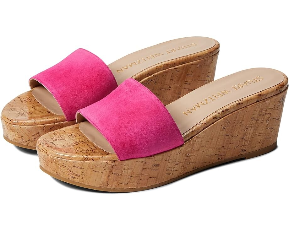 

Туфли Stuart Weitzman Summer Wedge, цвет Magenta