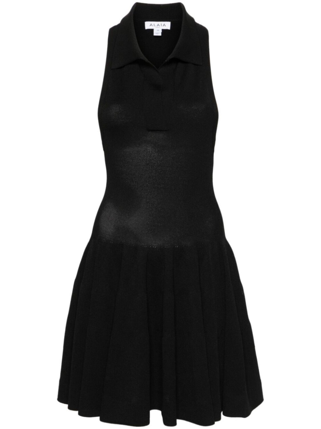 

Alaïa платье из ткани пике, черный