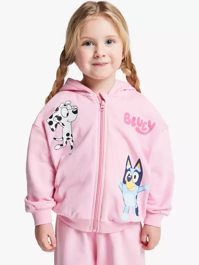 Детский хлопковый комплект Brand Thread Bluey: футболка и шорты, разноцветные Brand Threads, Pink — фото 4