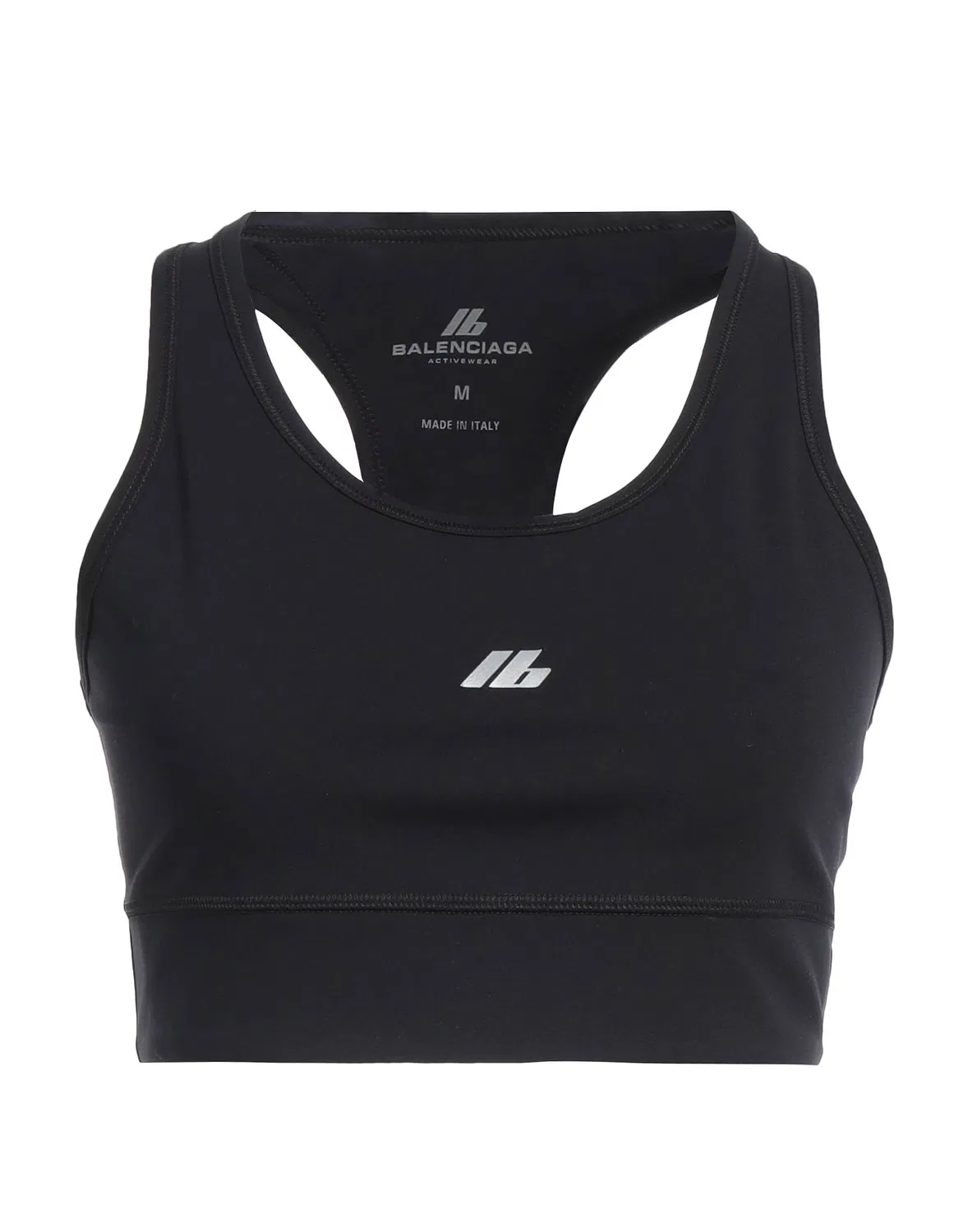 Топ спортивный ACTIVEWEAR BALENCIAGA черный