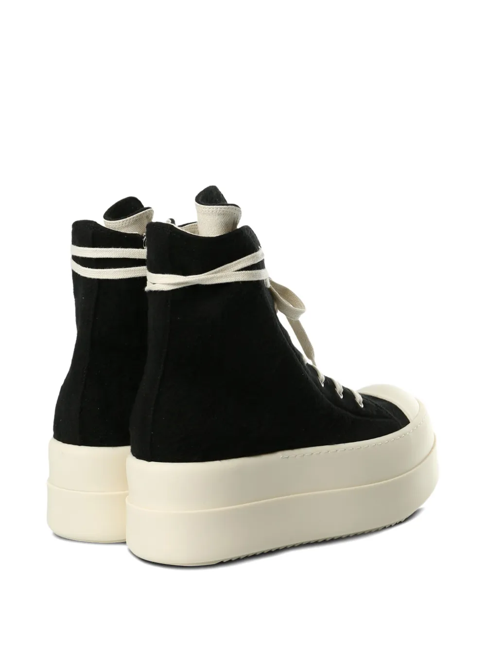 Кроссовки на платформе со шнуровкой Rick Owens DRKSHDW, черный — фото 3