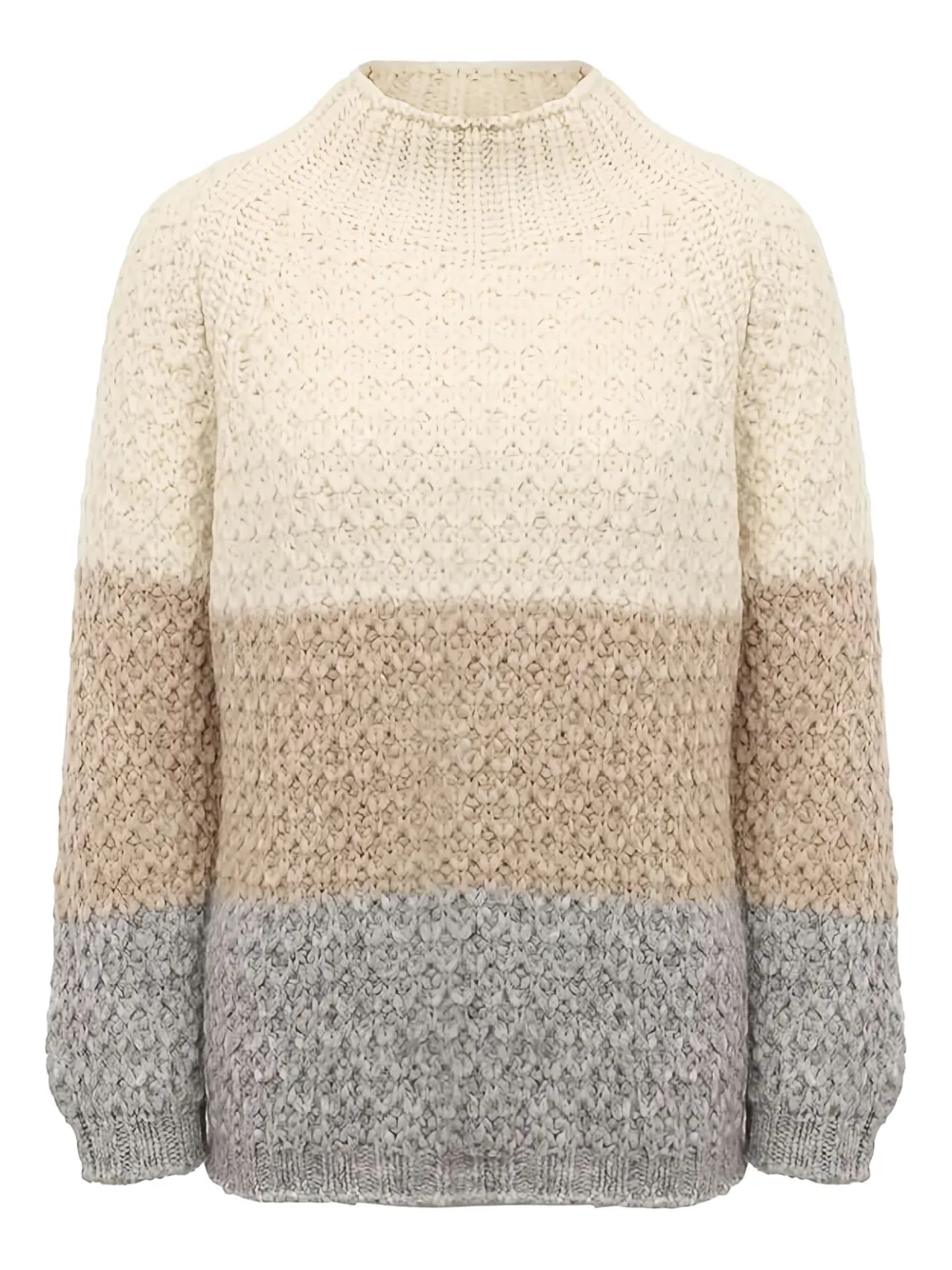 

Полосатый свитер Eleventy, бежевый