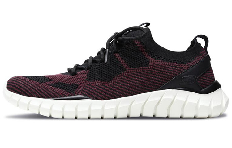 

Кроссовки Overhaul Running Shoes Men Low-top Black/Dark Obsidian/Total Orange Skechers