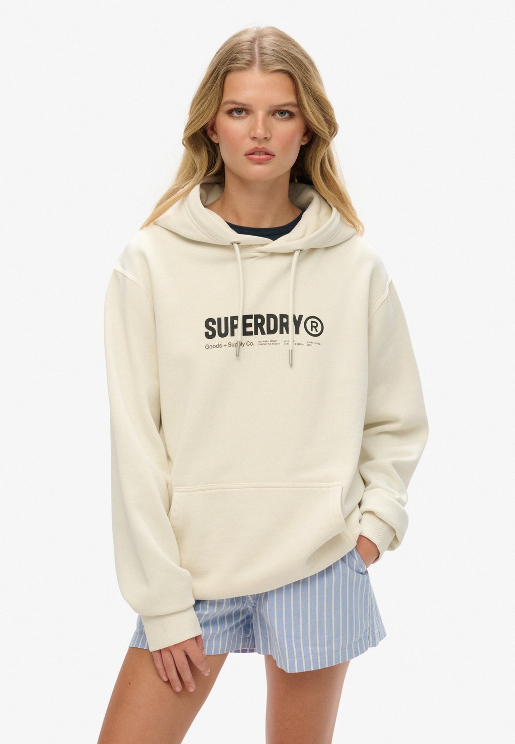 

Толстовка UTILITY - Hoodie Superdry, белый