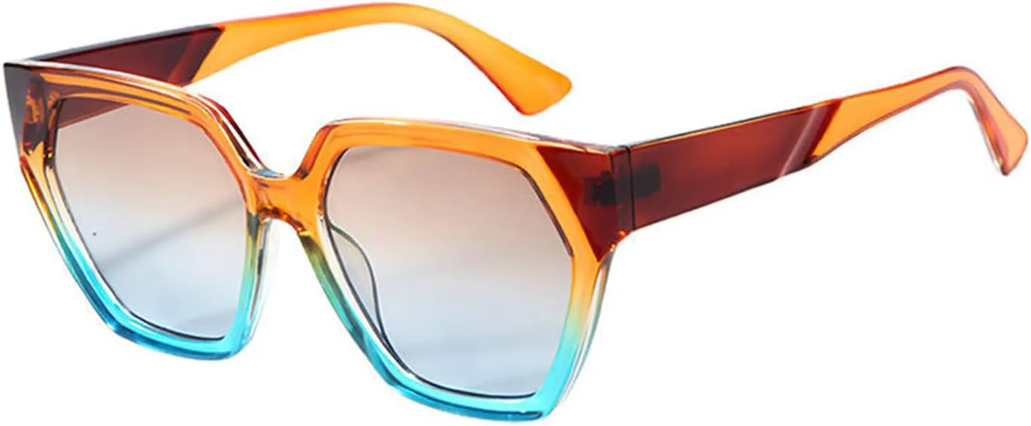 

Модные винтажные солнцезащитные очки «кошачий глаз» от Helena для женщин, мужчин и дам, большого размера, неправильной формы, квадратной формы, трендовые модели, C7