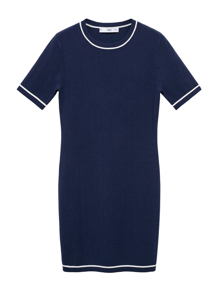 

Вязаное платье MANGO Knitted dress Pipe, темно-синий