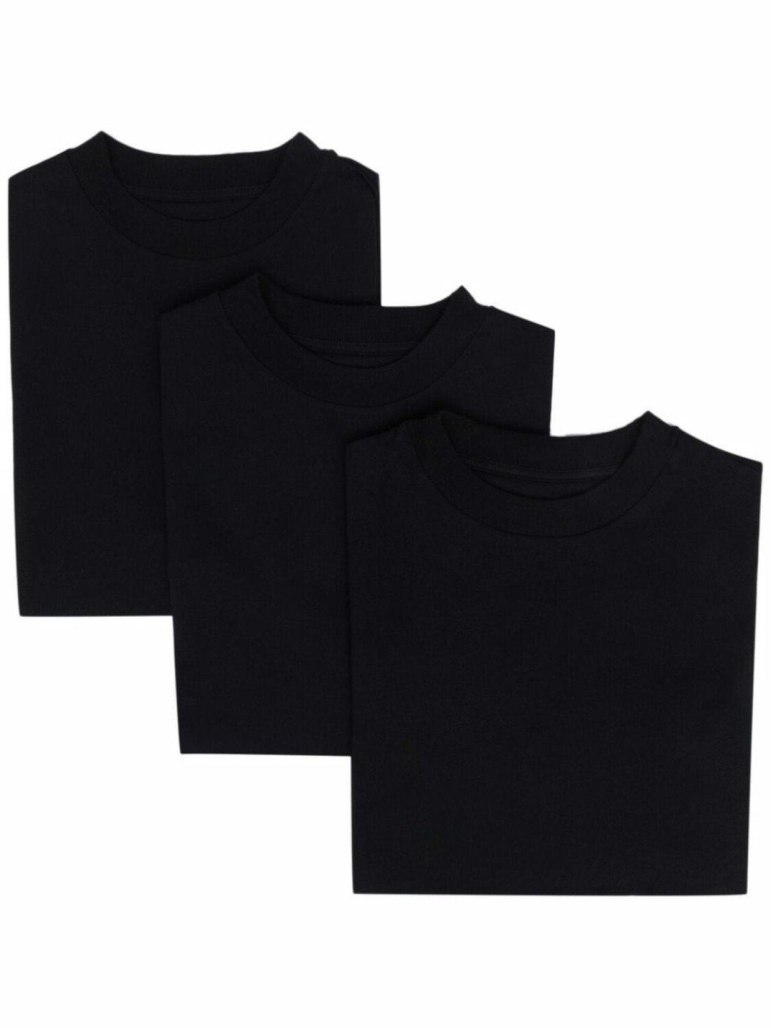 

Jil Sander комплект из трех футболок, черный