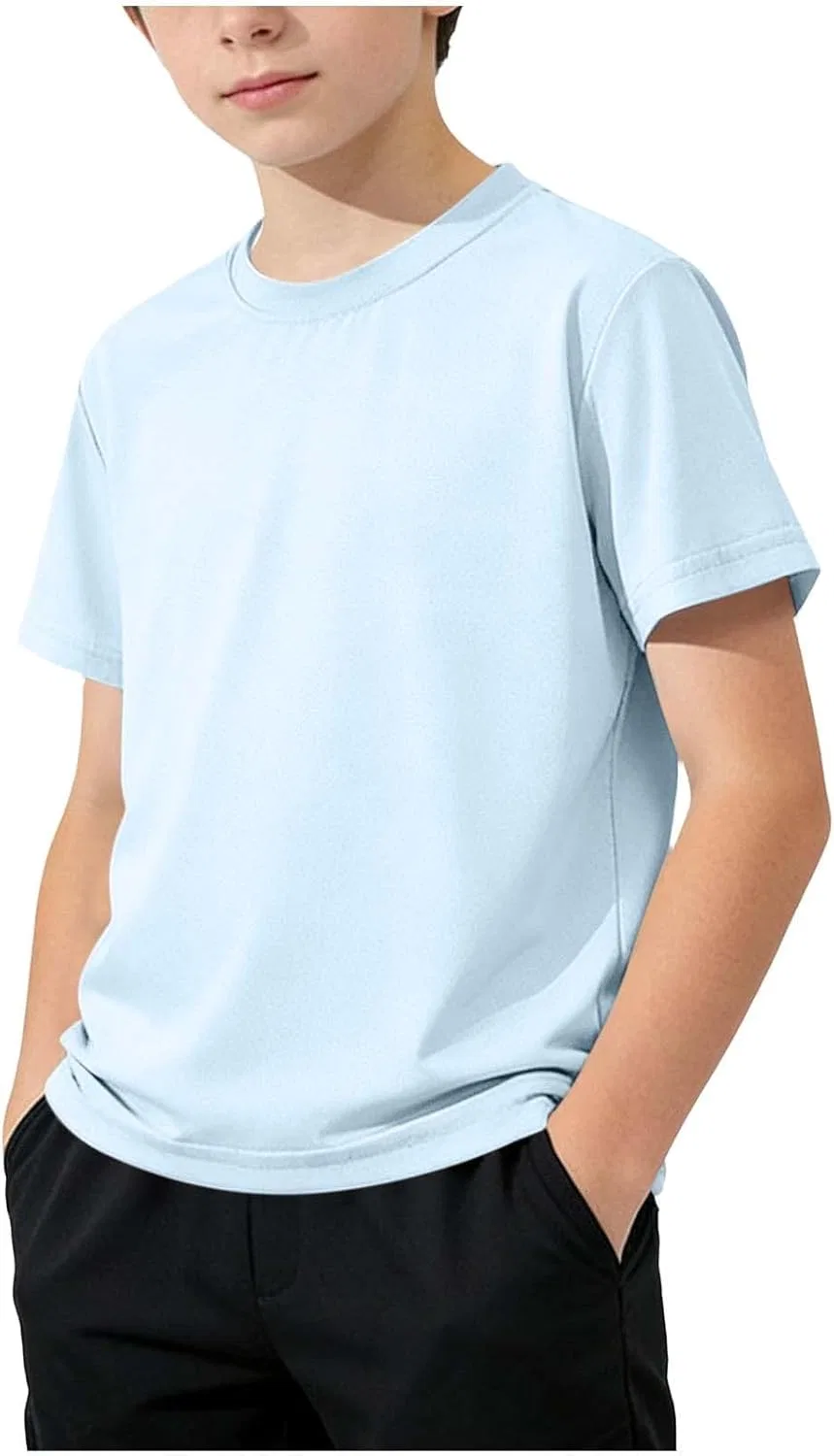 Футболка детская, летняя, дышащая, Zzalalana, Light Blue