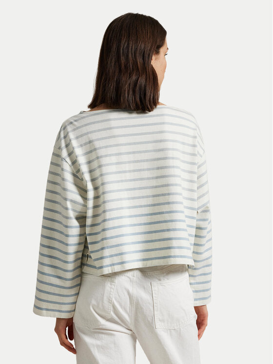 Блузка свободного кроя 211959103003 Polo Ralph Lauren, экрю — фото 3