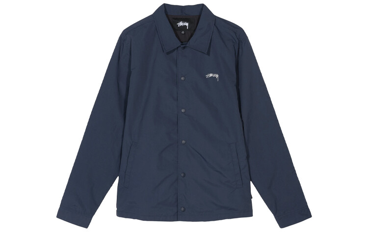 Куртка-рубашка с вышитым логотипом Stüssy Stussy, красный — фото 4