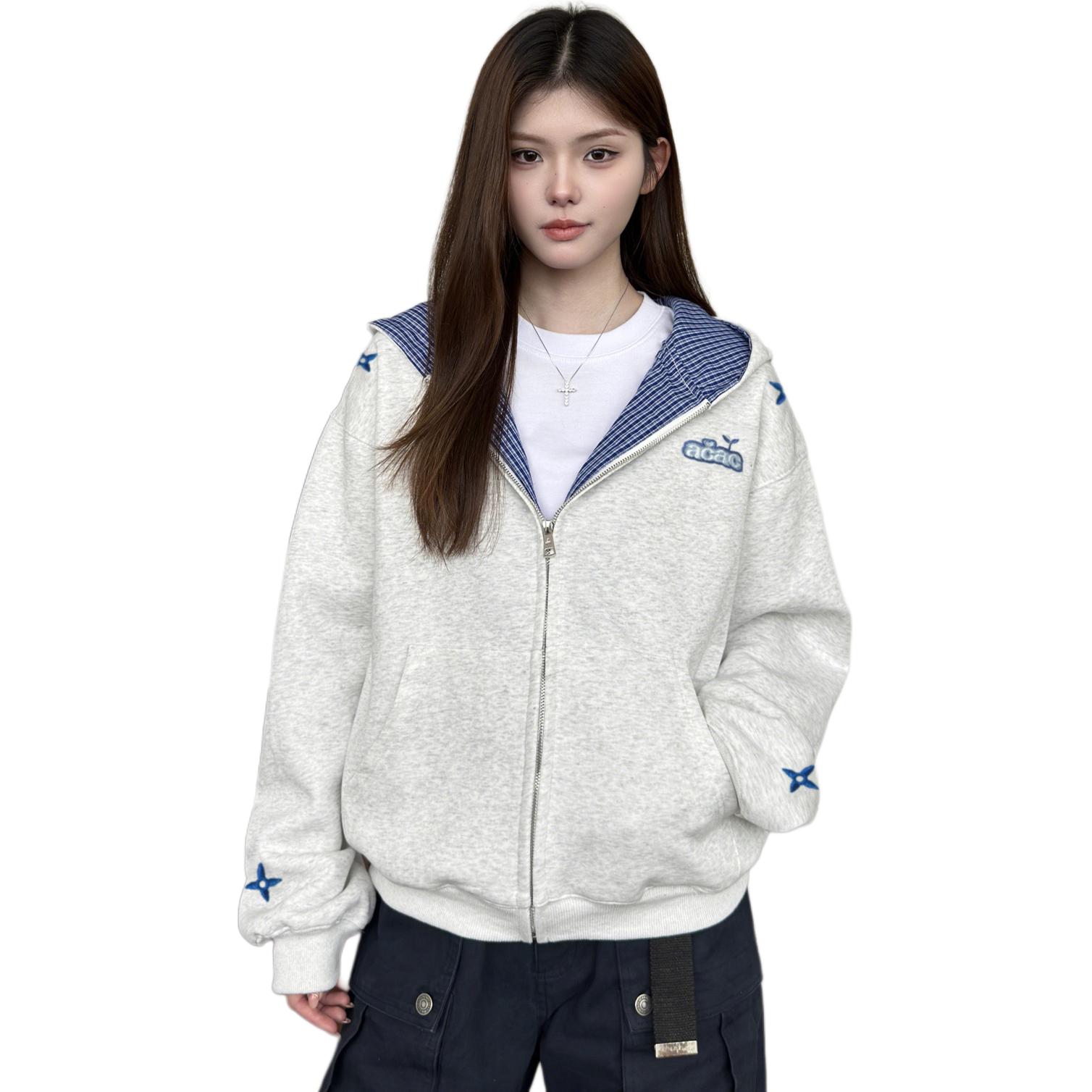 

NEVER RULE Толстовка Unisex White Gray Hooded Moderate Cardigan, Белый, NEVER RULE Толстовка Unisex White Gray Hooded Moderate Cardigan