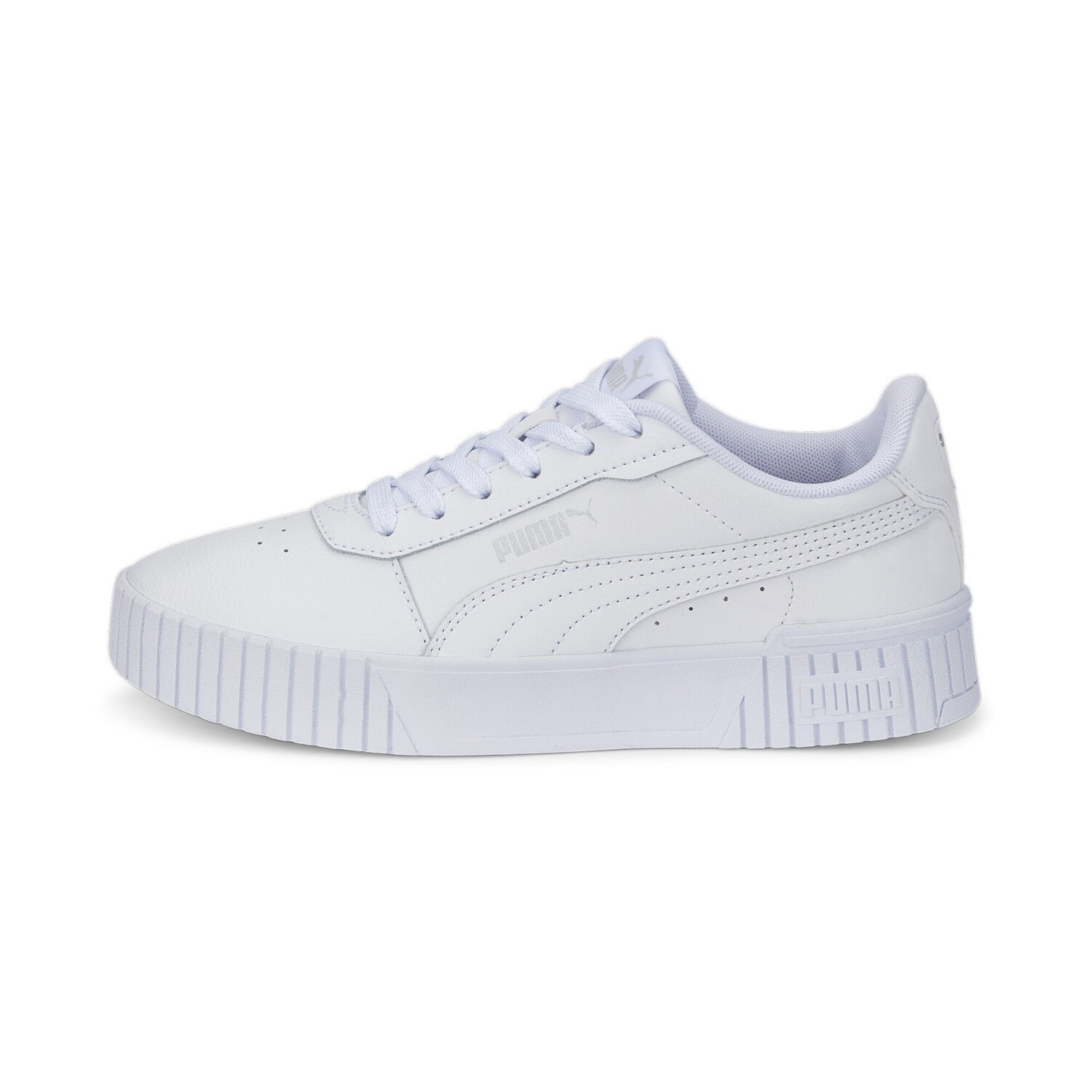 

Кроссовки PUMA Junior Carina 2.0 для больших детей, цвет White/White/Silver