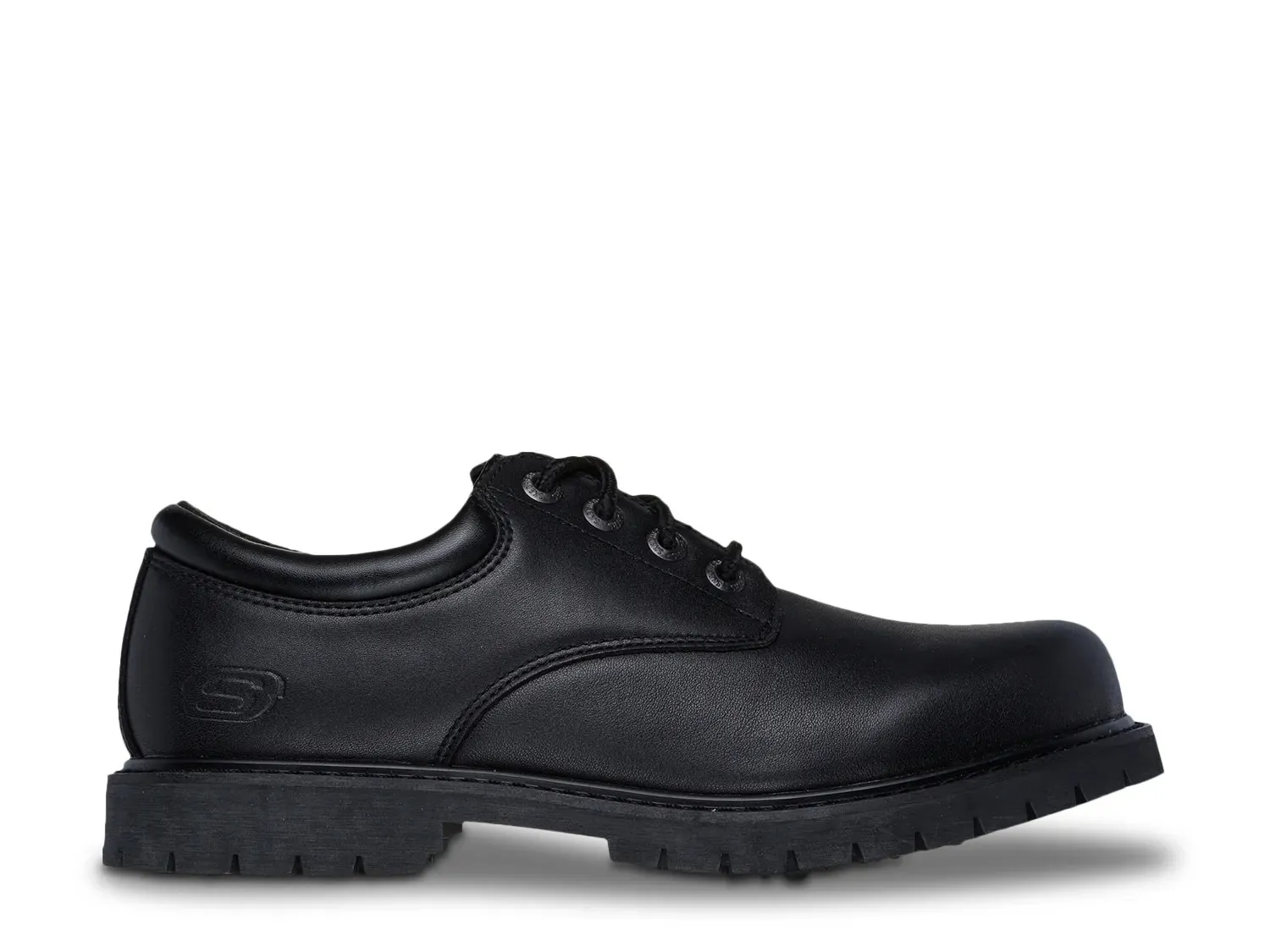 Skechers Cottonwood Cantix Work Oxford — мужские, черные — фото 3