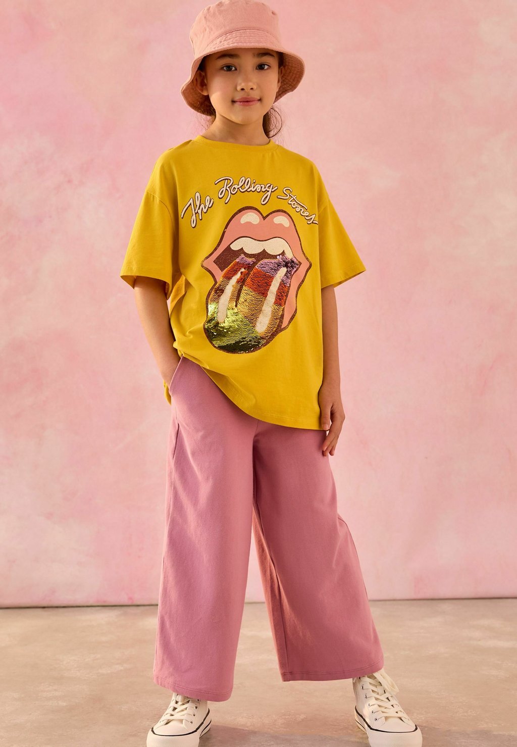 

Брюки WIDE LEG REGULAR FIT Next, фуксия