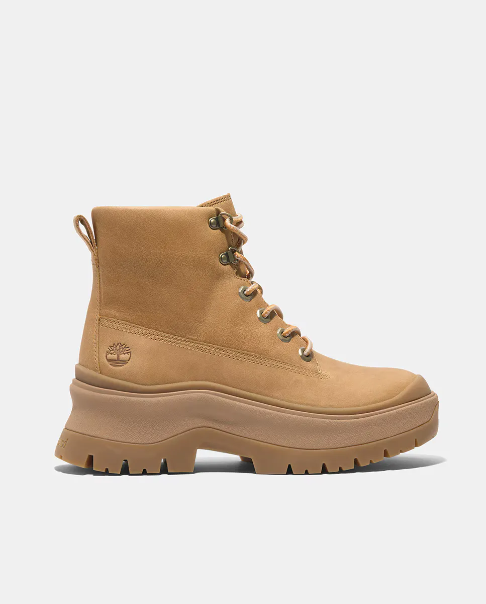

Женские ботинки челси до середины икры Roxie Lane на шнуровке Timberland, желтый