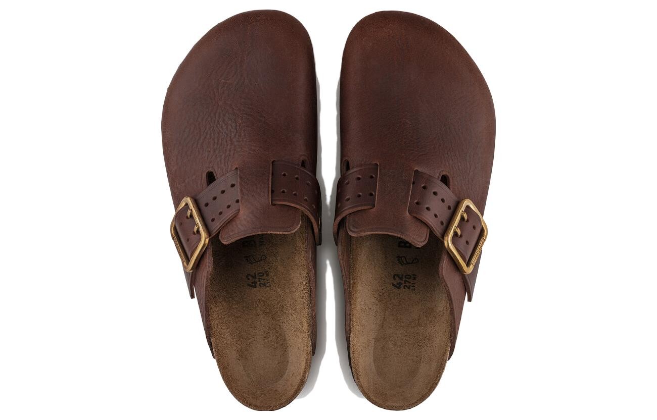 Мужские тапочки Birkenstock, Brown — фото 4