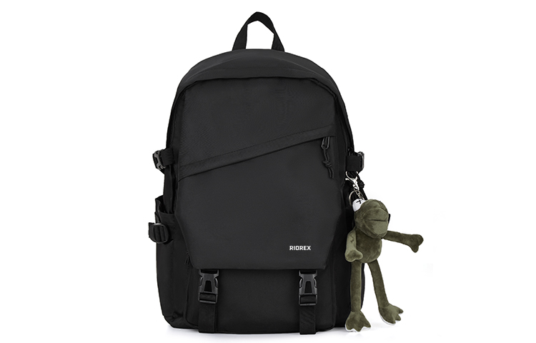 

RIOREX Тканевый рюкзак для ноутбука унисекс разноцветный, Black Large Size (with Doll)