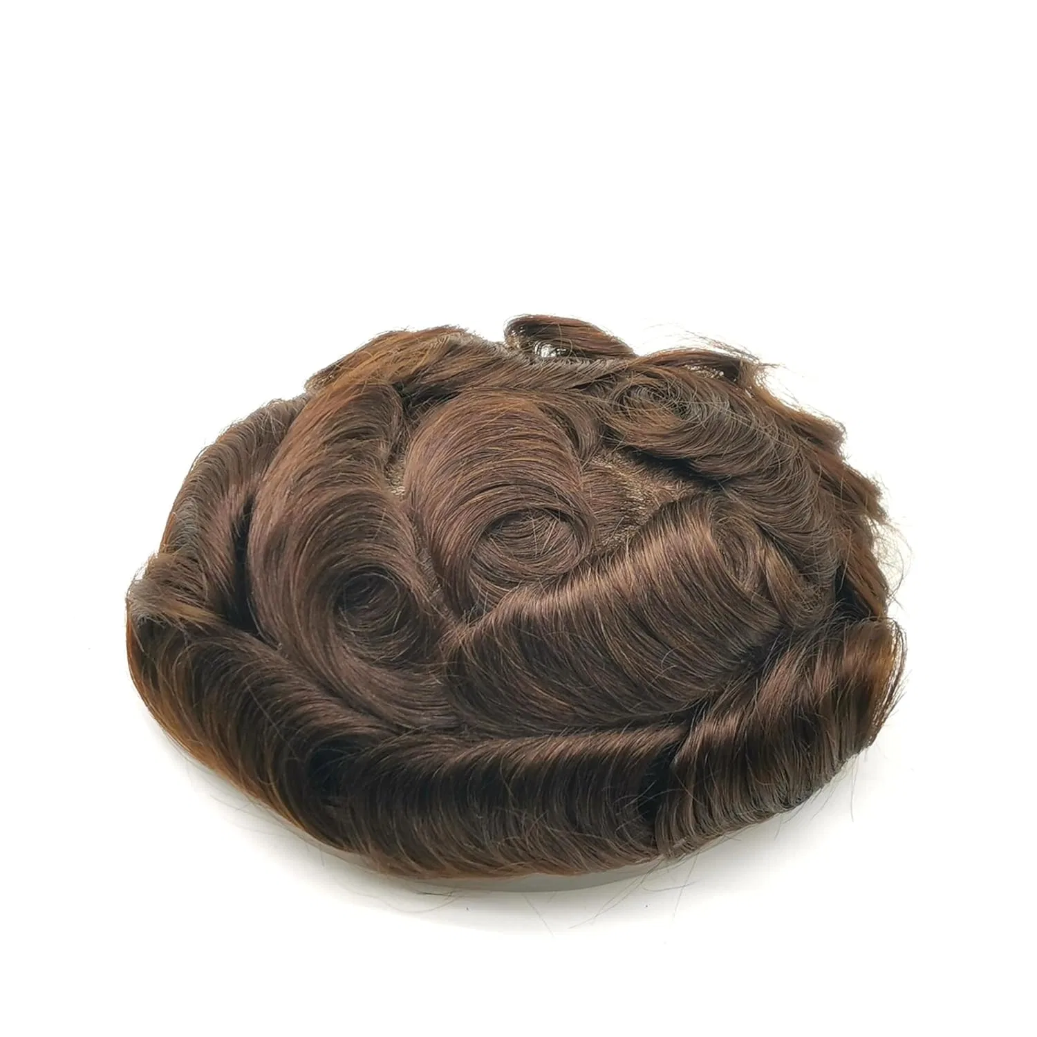 Мужской парик-накладка из натуральных волос «Yanahair» с V-образным креплением Yanahair, #2 — фото 2