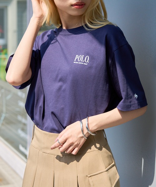 

POLO BCS Футболка-поло классическая с принтом ZOZO, унисекс, темно-синий