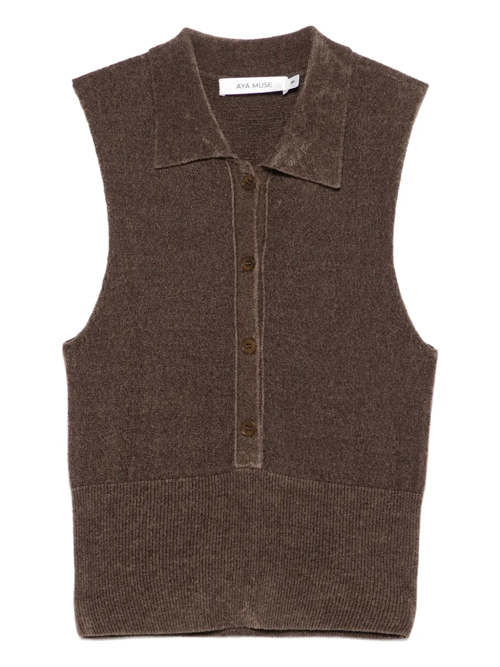 

Трикотажный топ Aya Muse, коричневый