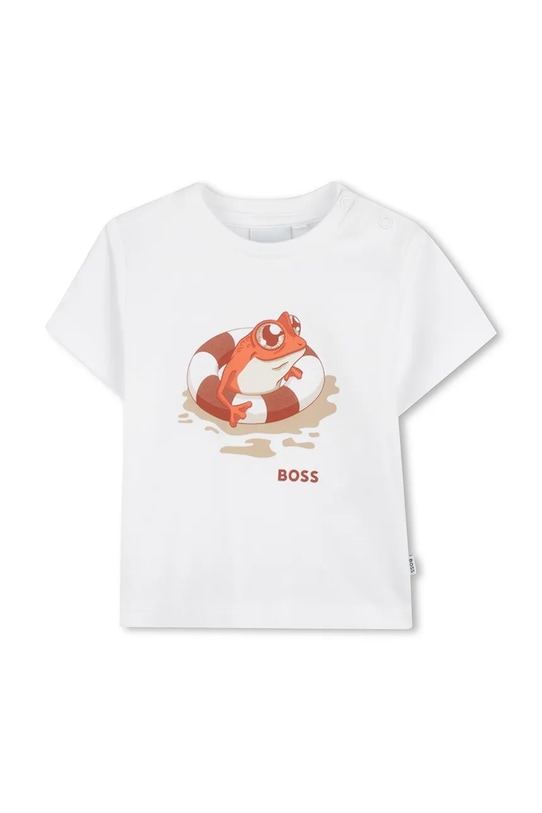 

Хлопковая футболка для малышей Boss, белый