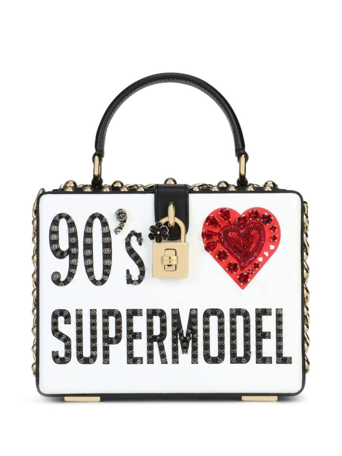 

Dolce & Gabbana сумка Dolce Box 90s с верхней ручкой, белый