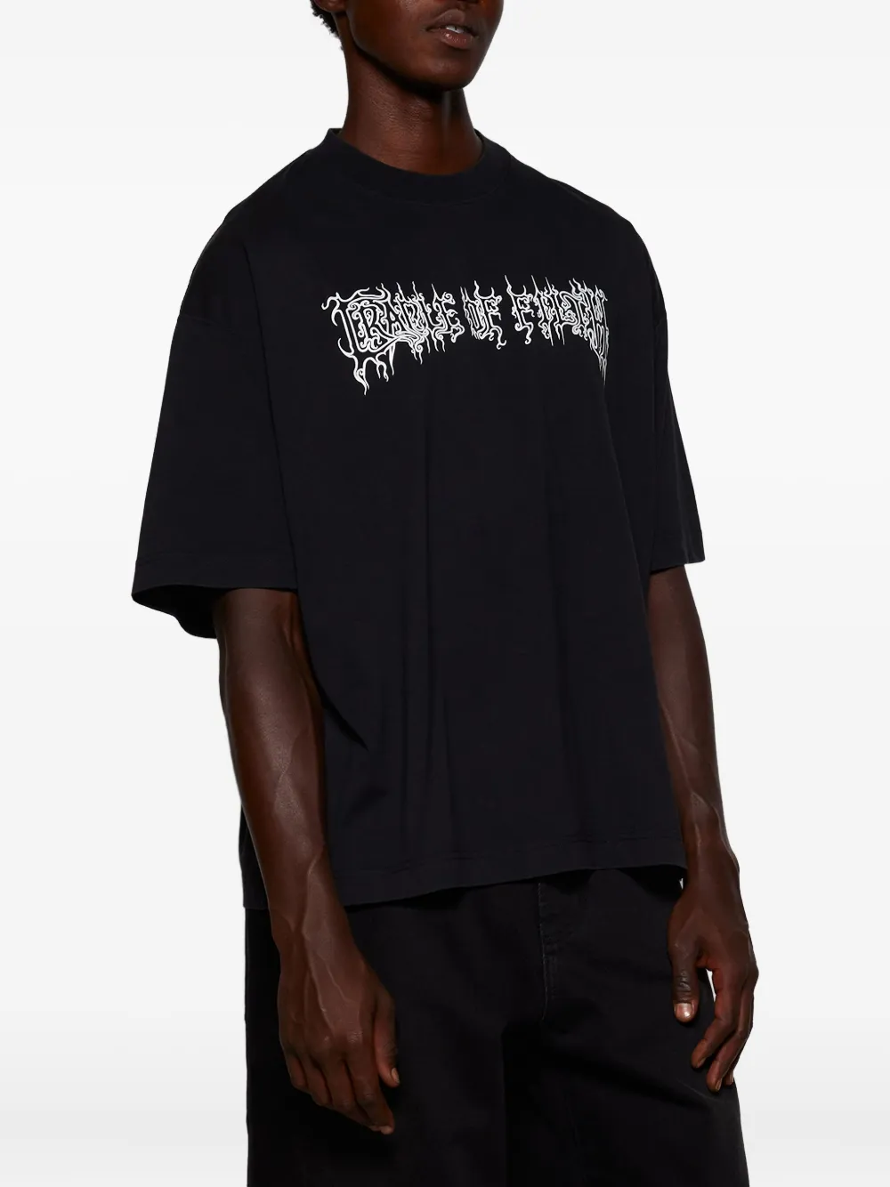 Футболка с графичным принтом Vetements, черный — фото 3