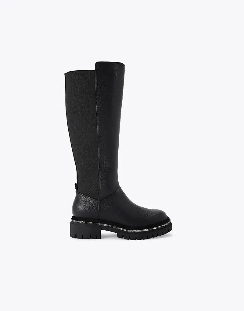 Сапоги KG Kurt Geiger Tiff с высоким голенищем, черного цвета