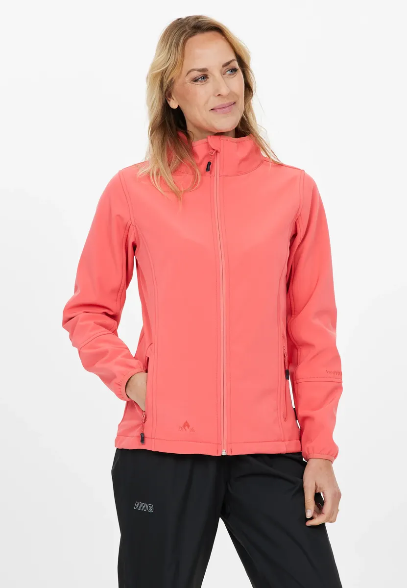 

Куртка WHISTLER Softshell "Covina" из водонепроницаемого и ветронепроницаемого функционального материала, розовый