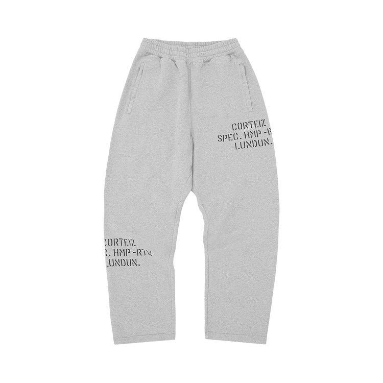 

Брюки Corteiz Hmp Stencil Open Hem Pant, Light Heather