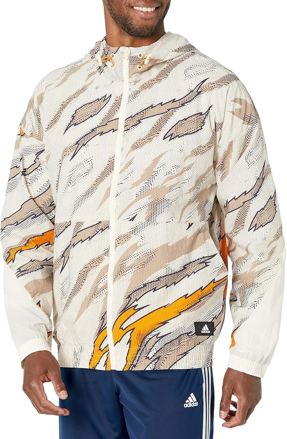 Ветровка adidas Trvl Tiger Camo для мужчин — фото 2