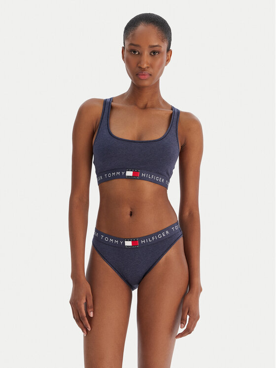 Топ-бюстгальтер UW0UW06221 Tommy Hilfiger, синий — фото 2