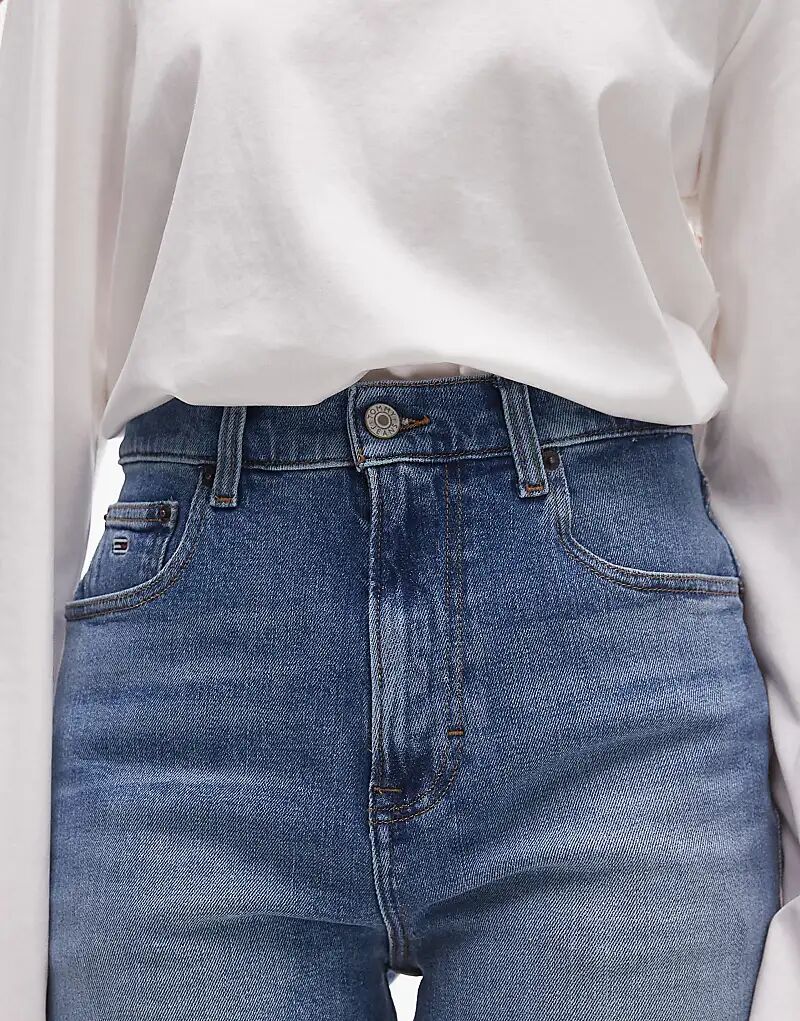 

Джинсовые шорты Tommy Jeans mom, средневыбеленные