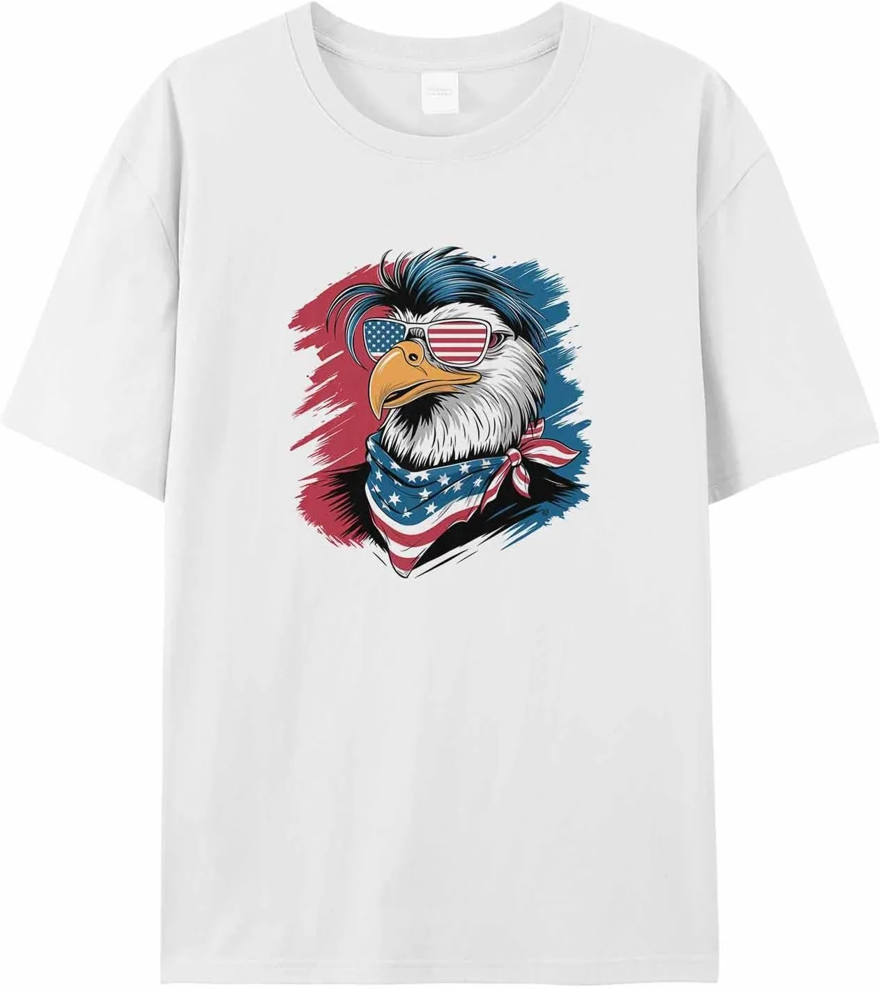 

Мужская футболка с орлом в солнцезащитных очках jdudh