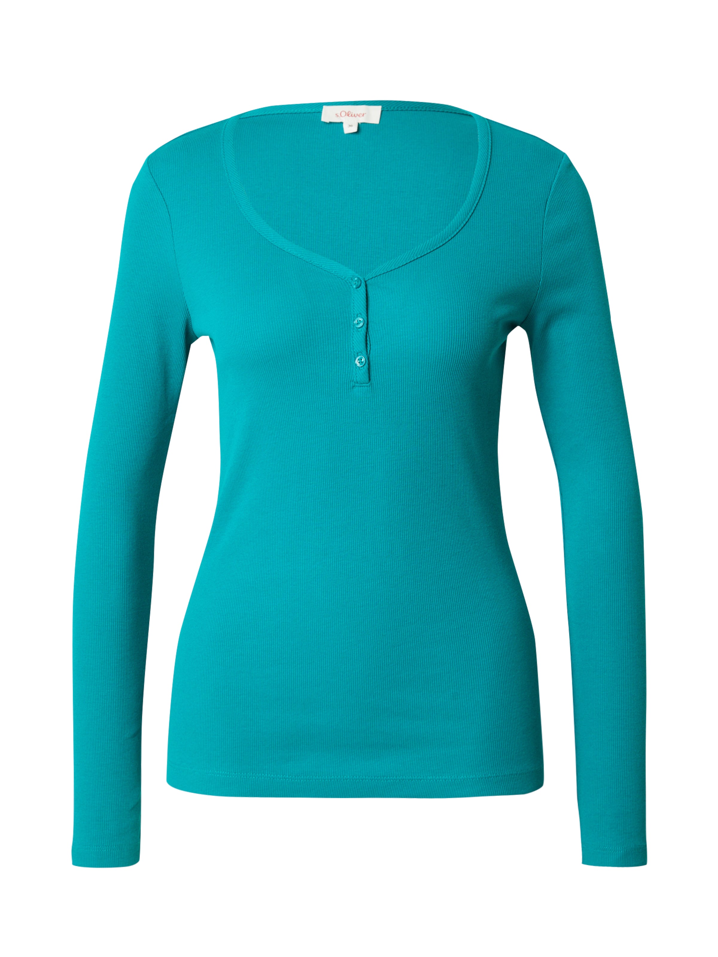 

s.Oliver Лонгслив в цвете petrol